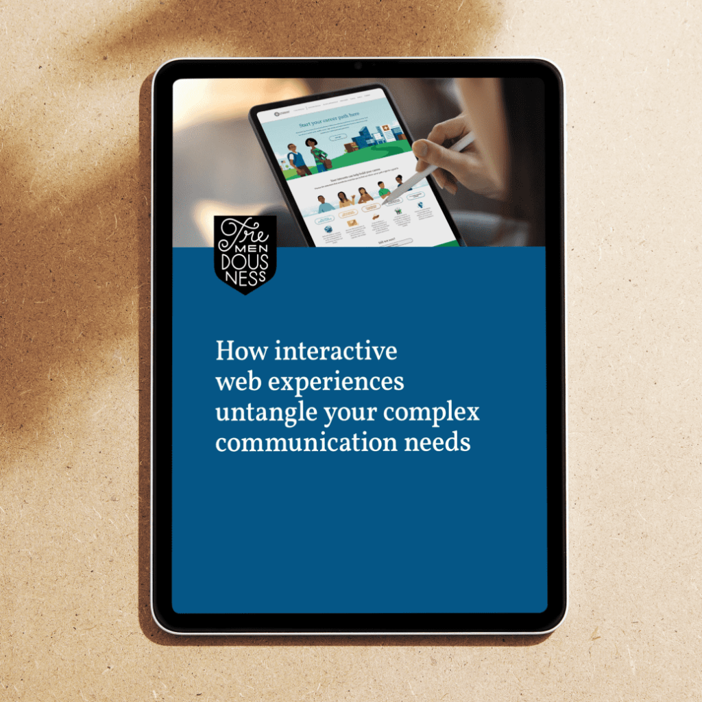 How interactive web experiences untangle your complex communication needs